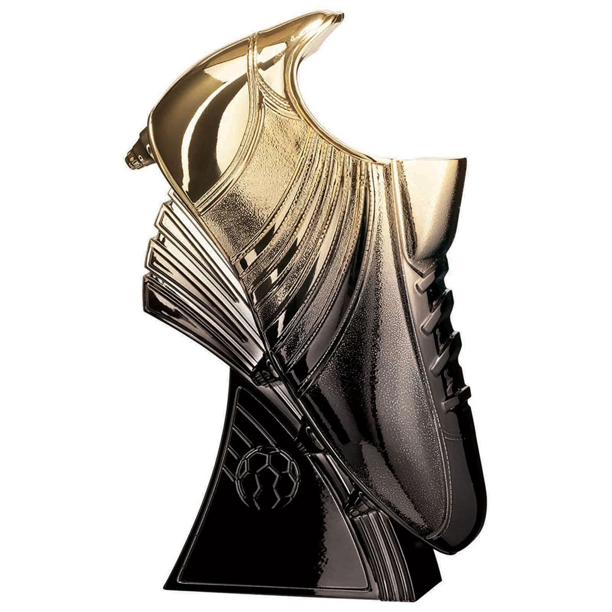 Power Football Boot Series Gold to Black Resin Award PA22000