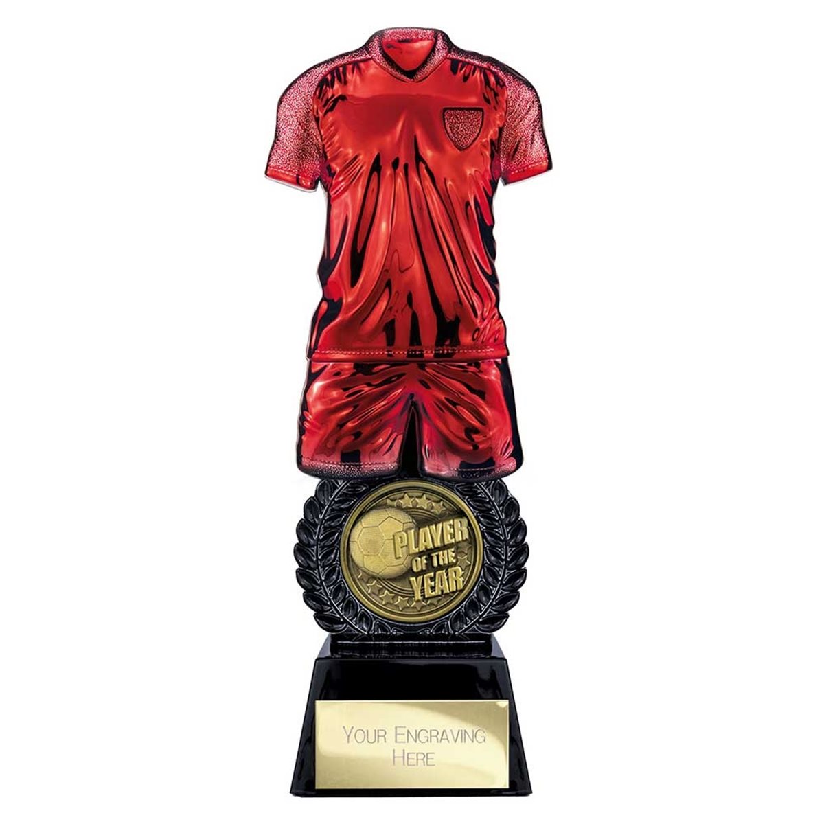 Intensity Red & Black Player of the Year Football Trophy PV25057