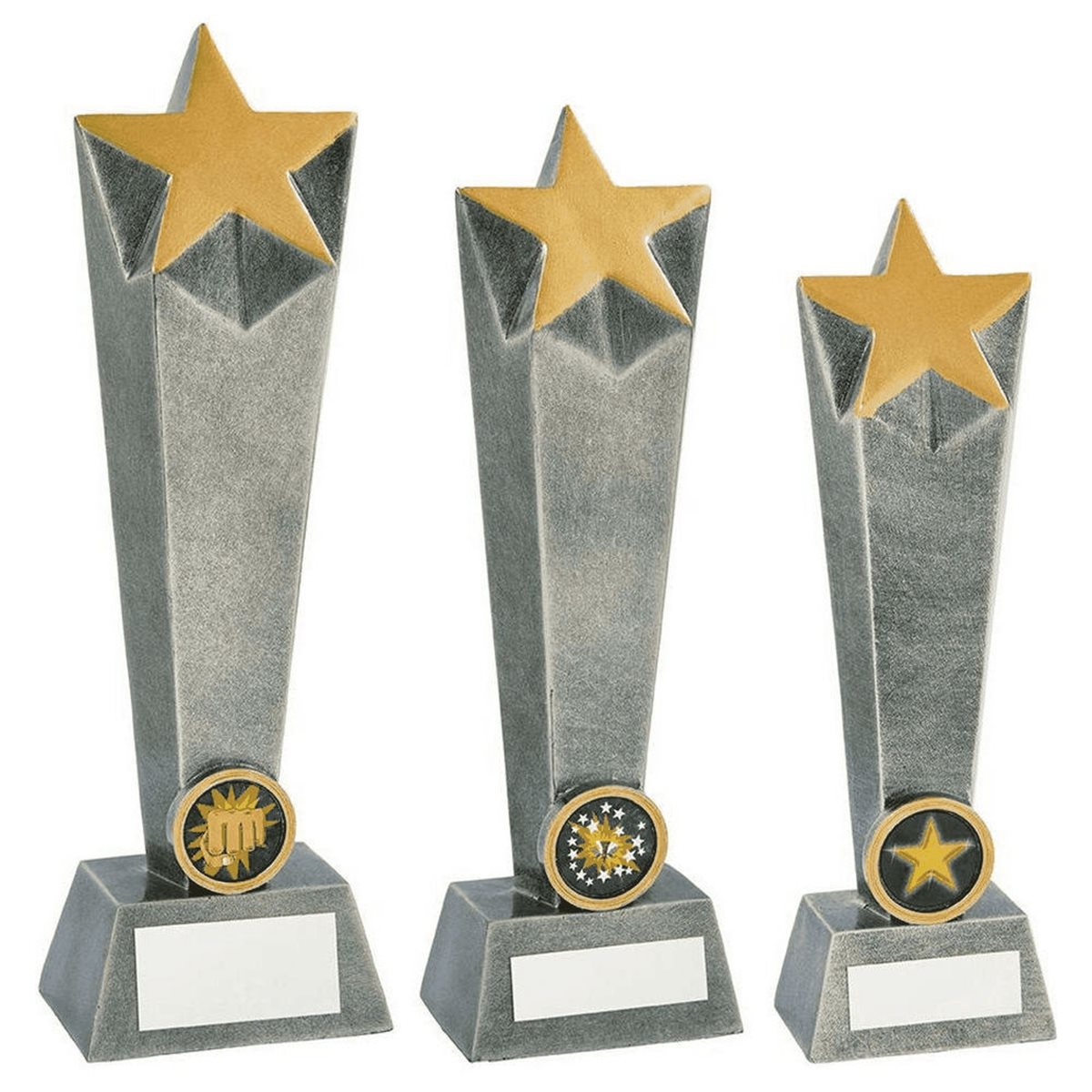 Silver Star Design Resin Award RS839