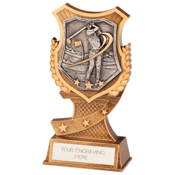 Titan Male Golf Resin Trophy PA22055