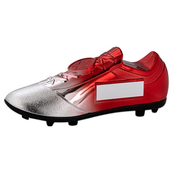 Silver & Red Football Boot Award JR1-FP16SR