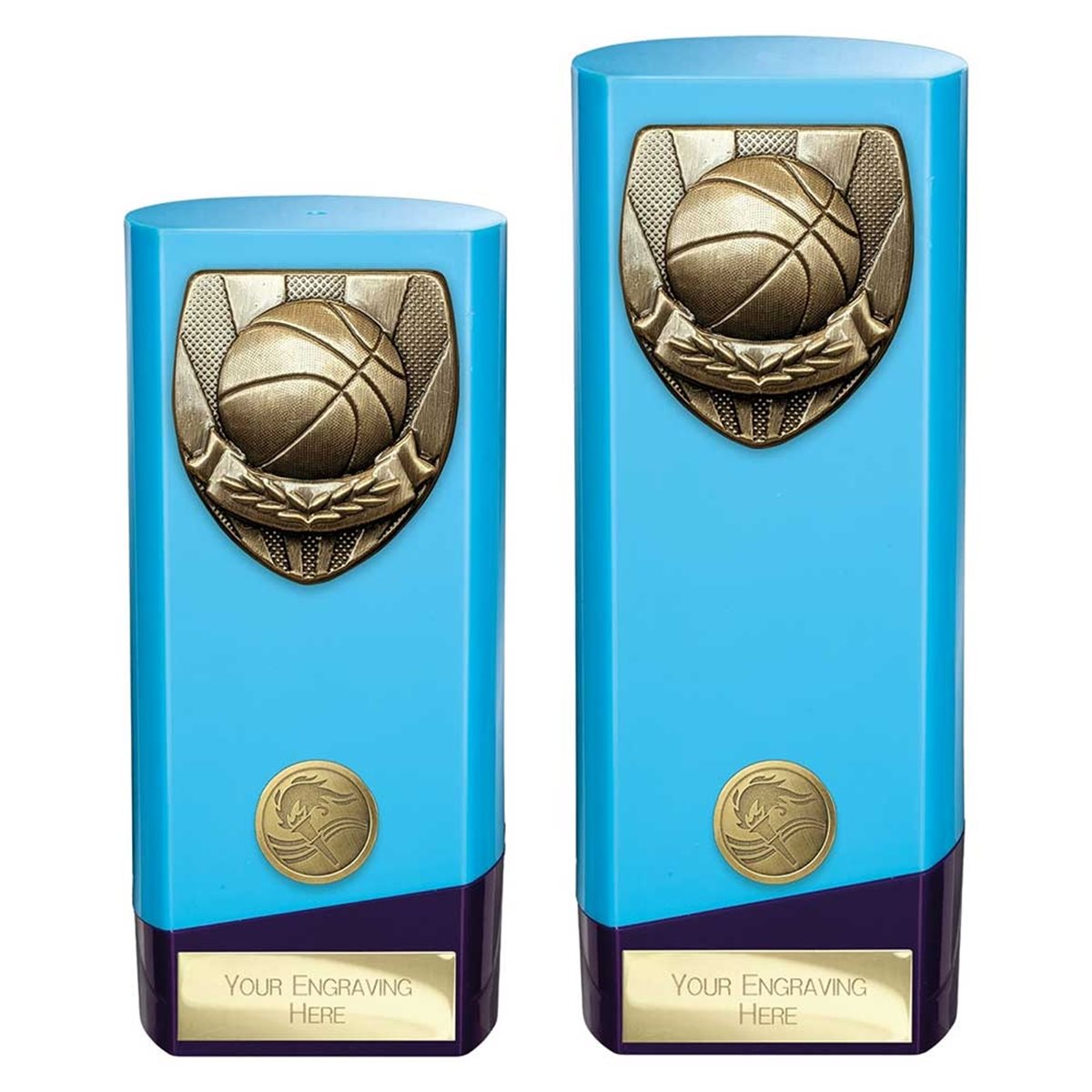 Blue and Purple Prime Heavyweight Basketball Award PX24196