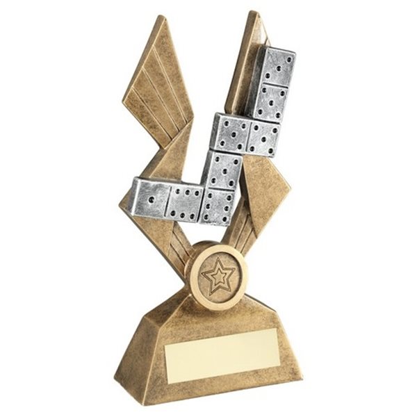 Dominoes Resin Trophy JR27-RF397