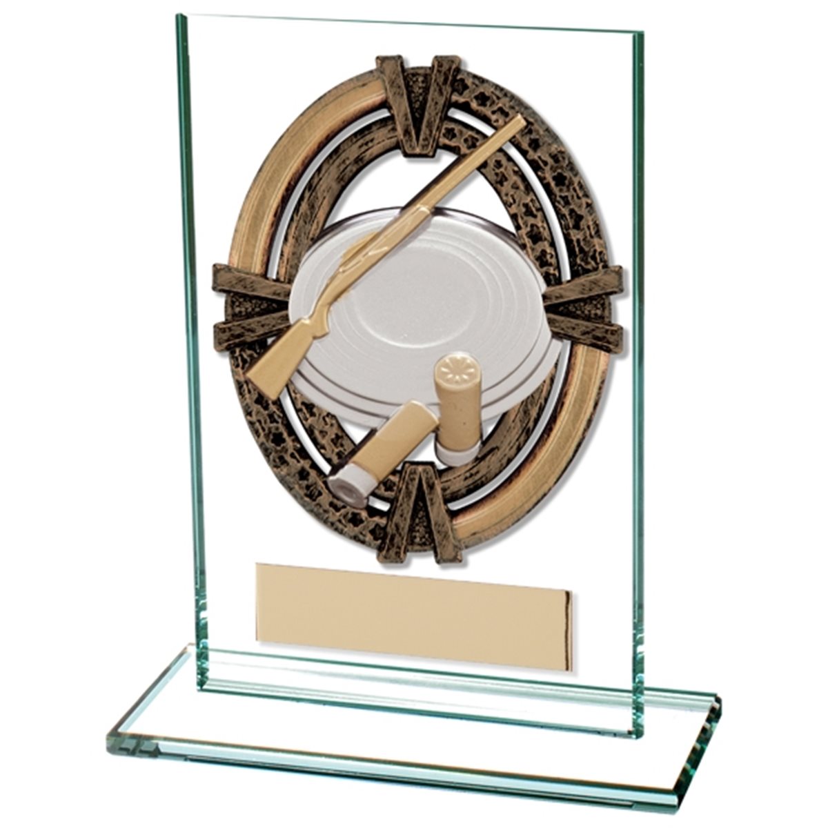 Maverick Legacy Clay Pigeon Glass Award CR16005