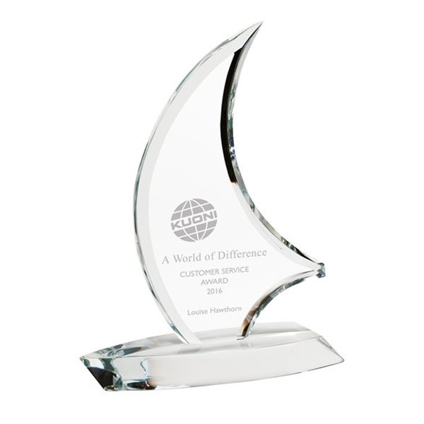 The Admiral Sailing Optical Crystal Award - CR7180