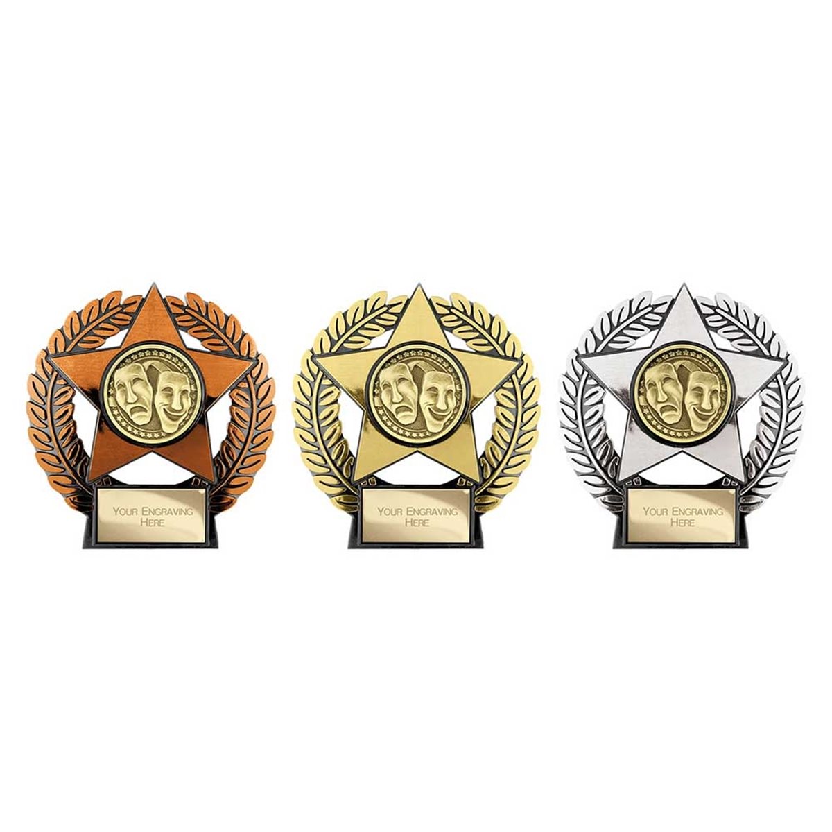 Emperor Star Drama Plaque PL25048