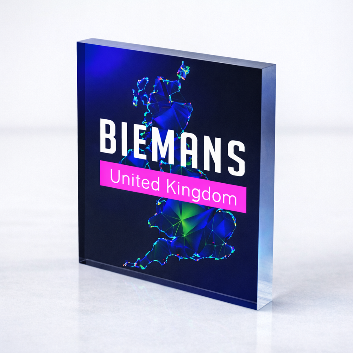 ACRYLIC Square Block Award - Colour Print