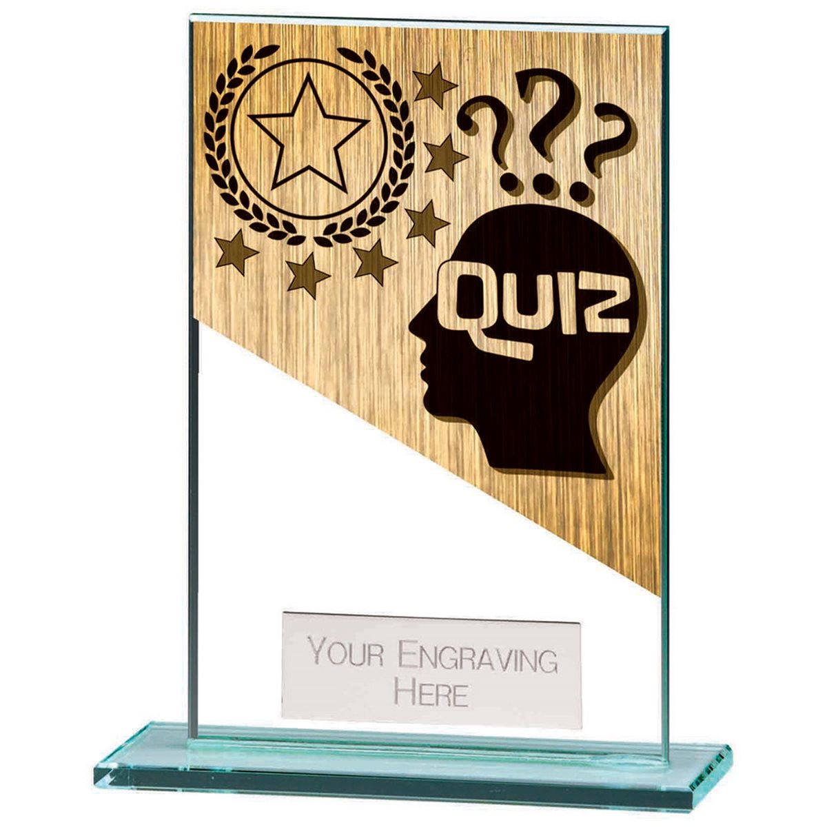 Mustang Glass Quiz Award CR22231