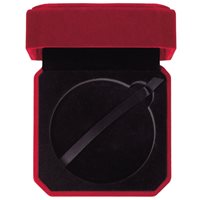 Burgundy Velour Medal Box Fits 70mm Medal (MB20306C)