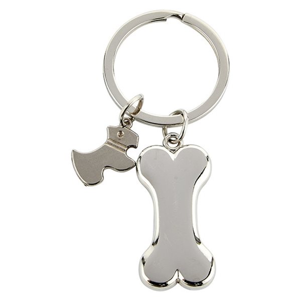 Dog & Bone Keyring KR19015A