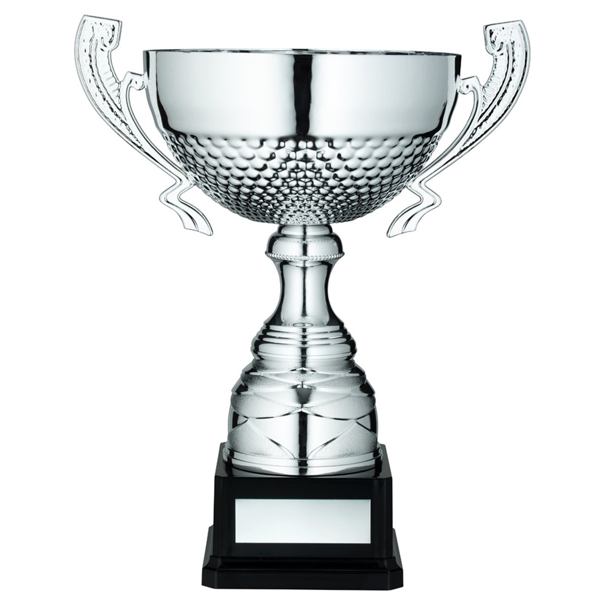 Silver Presentation Cup with handles on Black Base JR22-TY74