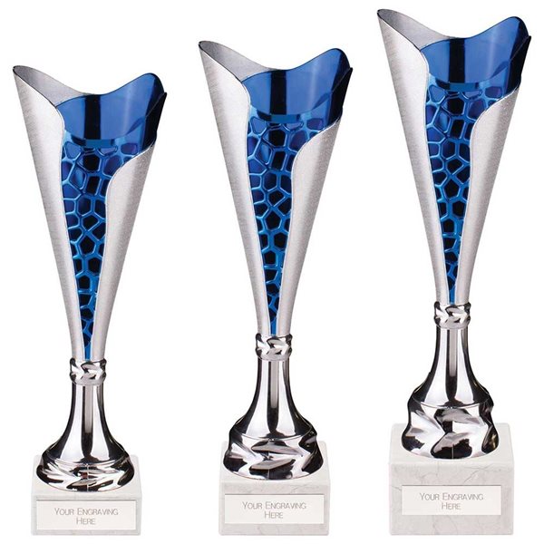 Utopia Classic Cup Silver & Blue