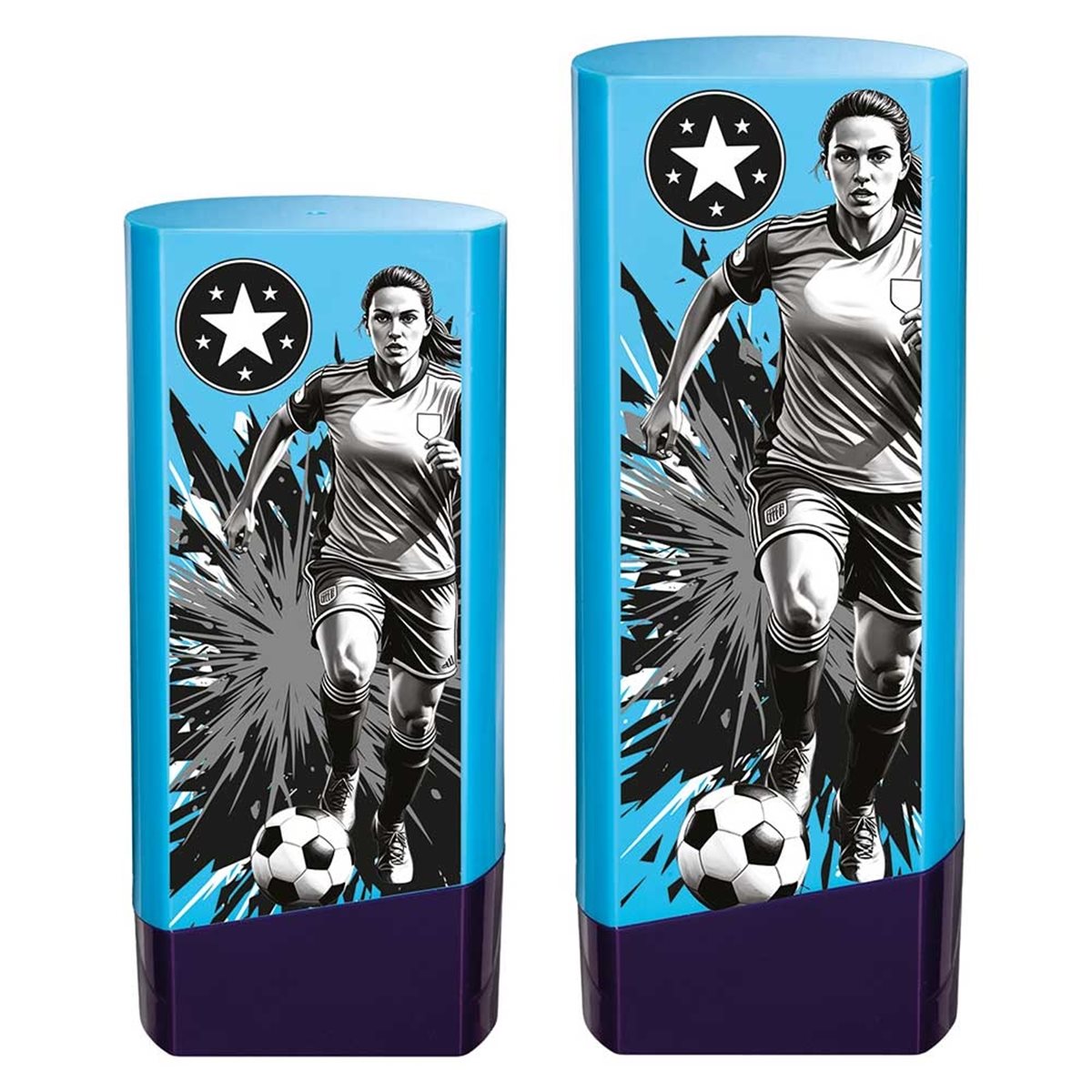 Blue and Purple Prime Heavyweight Female Football Award PX26237