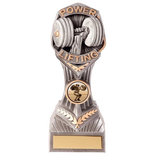 Power Lifting Silver Heavyweight Falcon Trophy PA20224