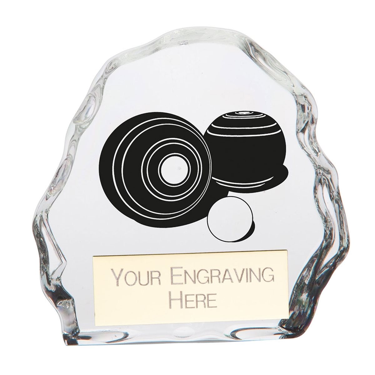 Mystique Lawn Bowls Premium Glass Award CR22243