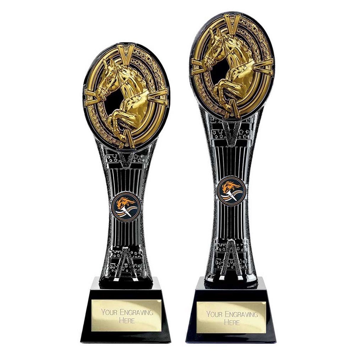 Extreme Maverick Gold & Black Equestrian Award PA26519