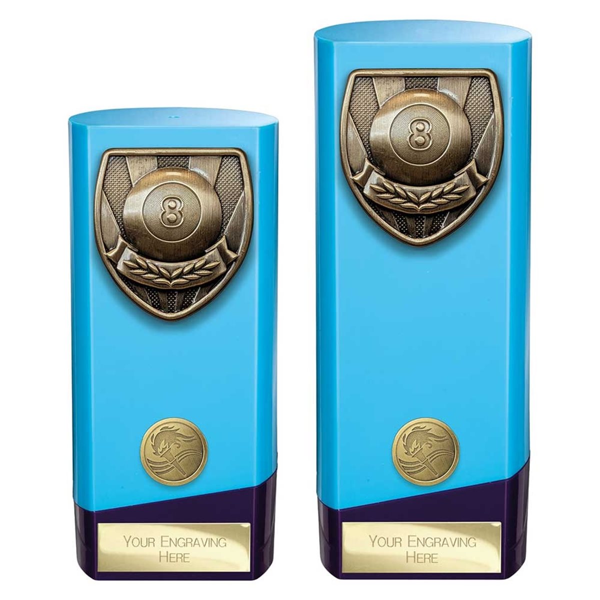 Blue and Purple Prime Heavyweight Pool Award PX24204