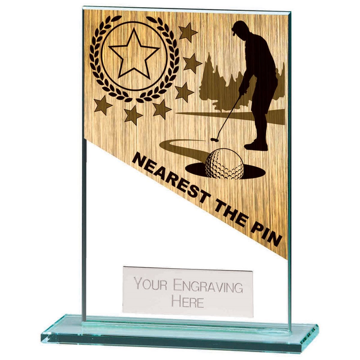 Mustang Glass Nearest Pin Golf Award CR22225