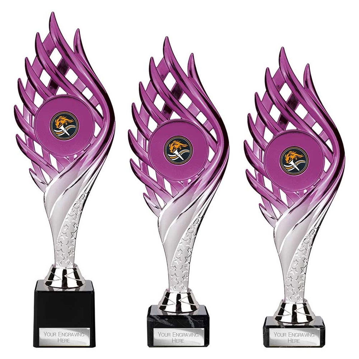 Wildfire Purple & Silver Award TR26559