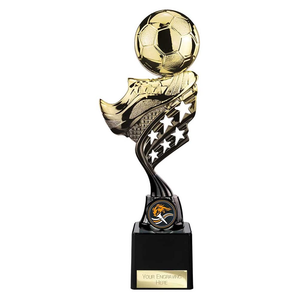 Innov8 Gold & Black Football Award TR26500