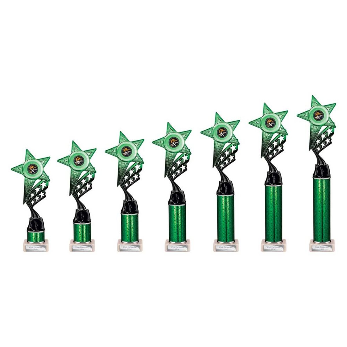 Innov8 Green & Black Column Award TR26595