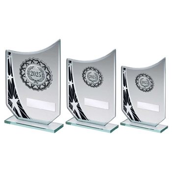 Glass Awards with Plate Engraving