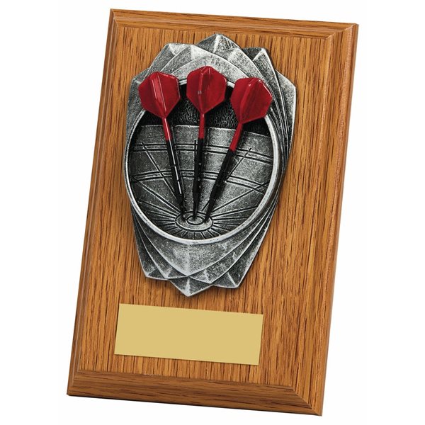 Darts Wooden Plaque Award 1667