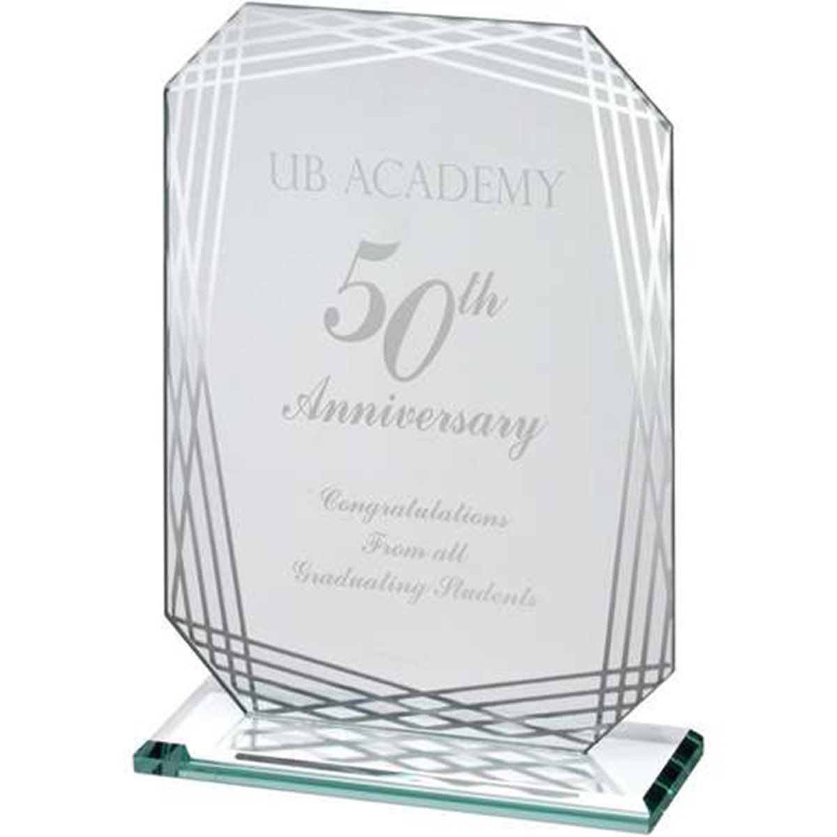 SPECIAL OFFER - Glass Rectangle Award SL2 - SIZE A ONLY