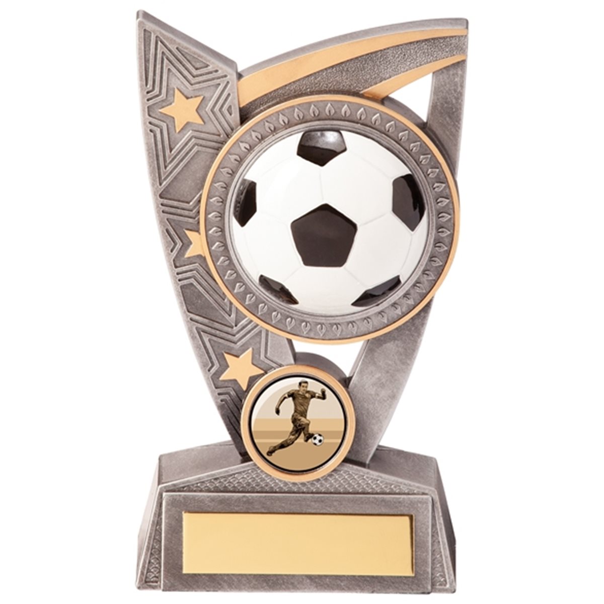 Triumph Silver Resin Football Trophy PL20502