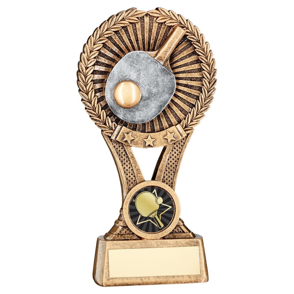 Table Tennis Round Wreath Award JR36-RF690