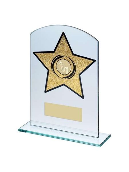 Glass Awards with Plate Engraving