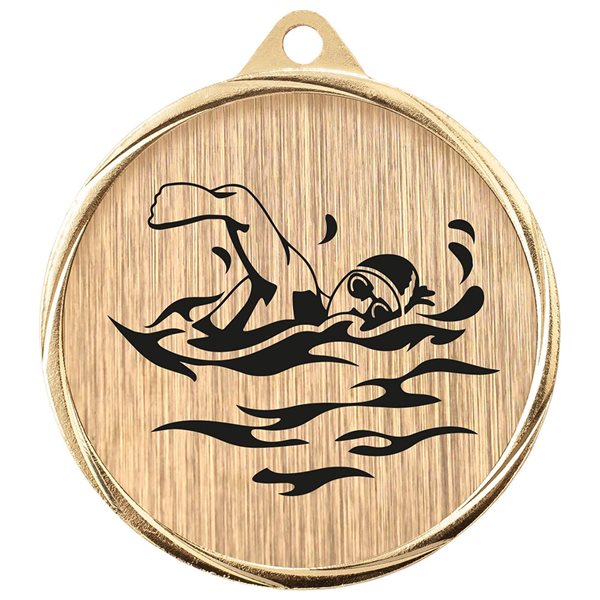 Aurum Swimming Medal MM22598