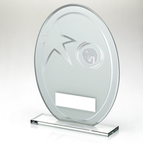 Netball Glass Award JR16-TD659G