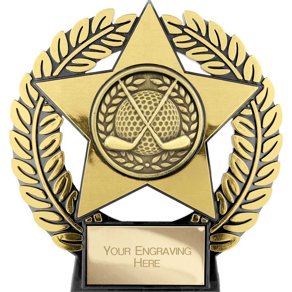 Emperor Star Golf Winner Plaque PL25184