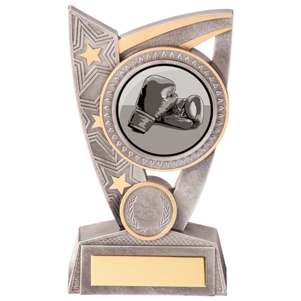 Triumph Silver Resin Boxing Trophy PL20274