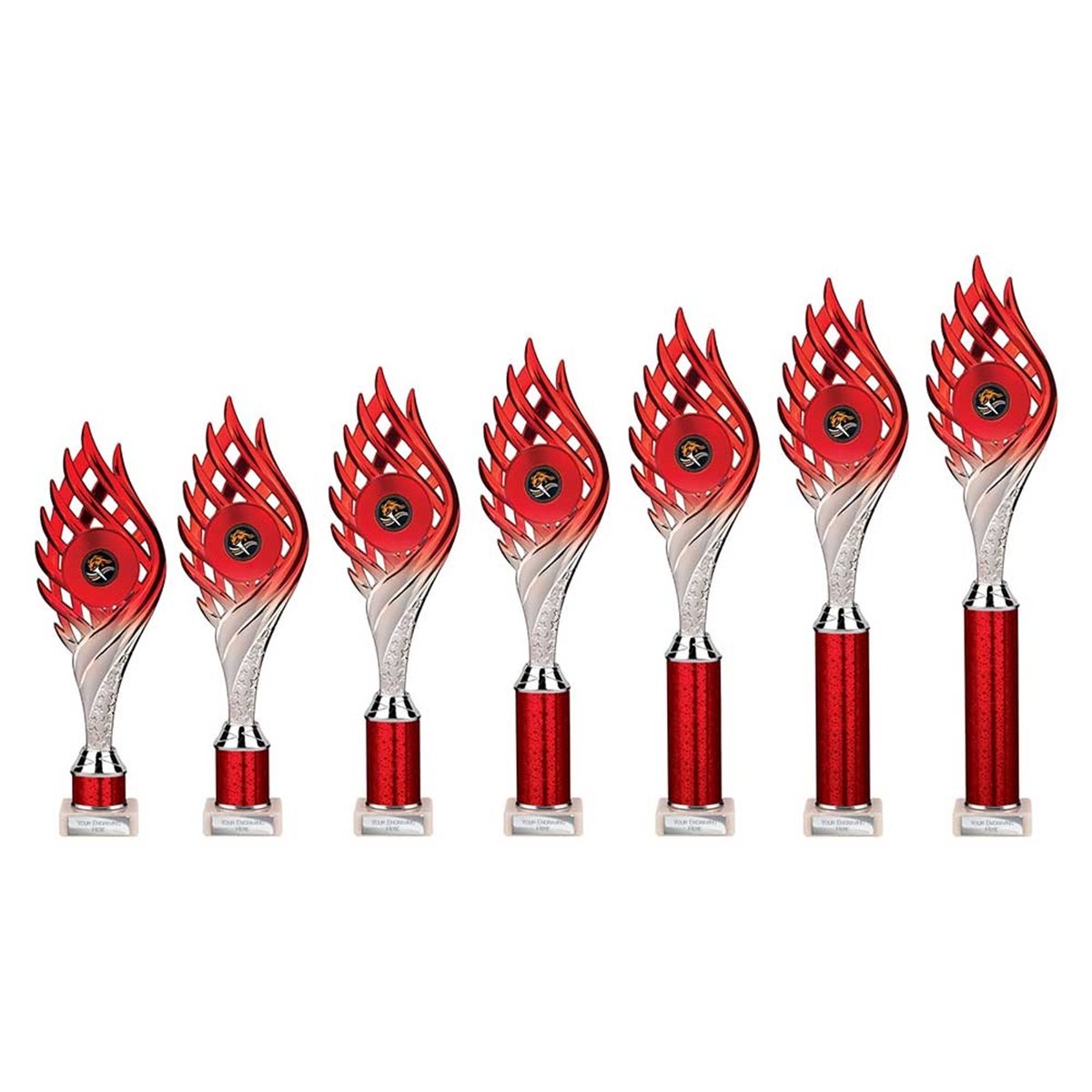 Wildfire Red & Silver Column Award TR26564