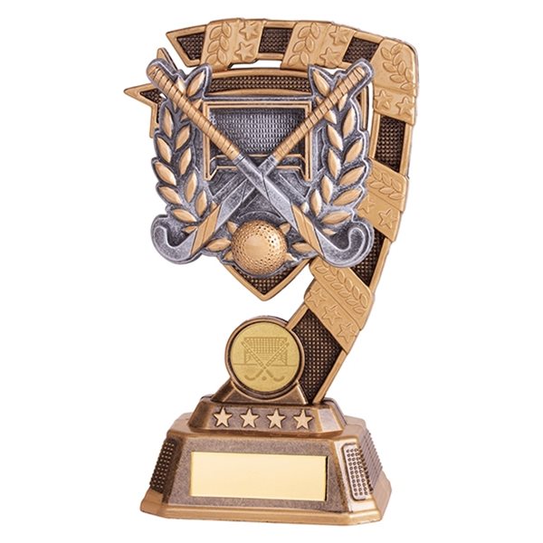 Gold and Silver Resin Hockey Trophy RF19190