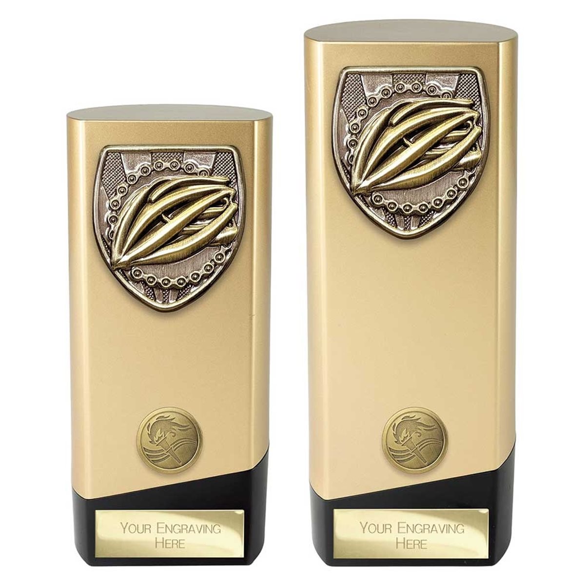 Gold and Black Prime Heavyweight Cycling Award PA25139