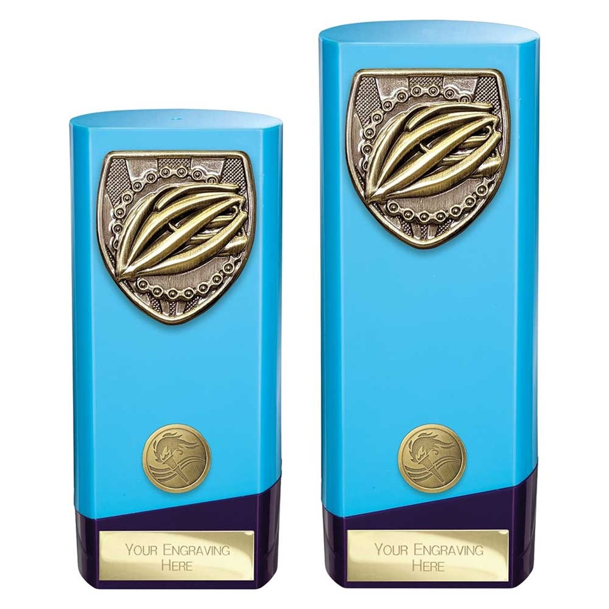 Blue and Purple Prime Heavyweight Cycling Award PX25139