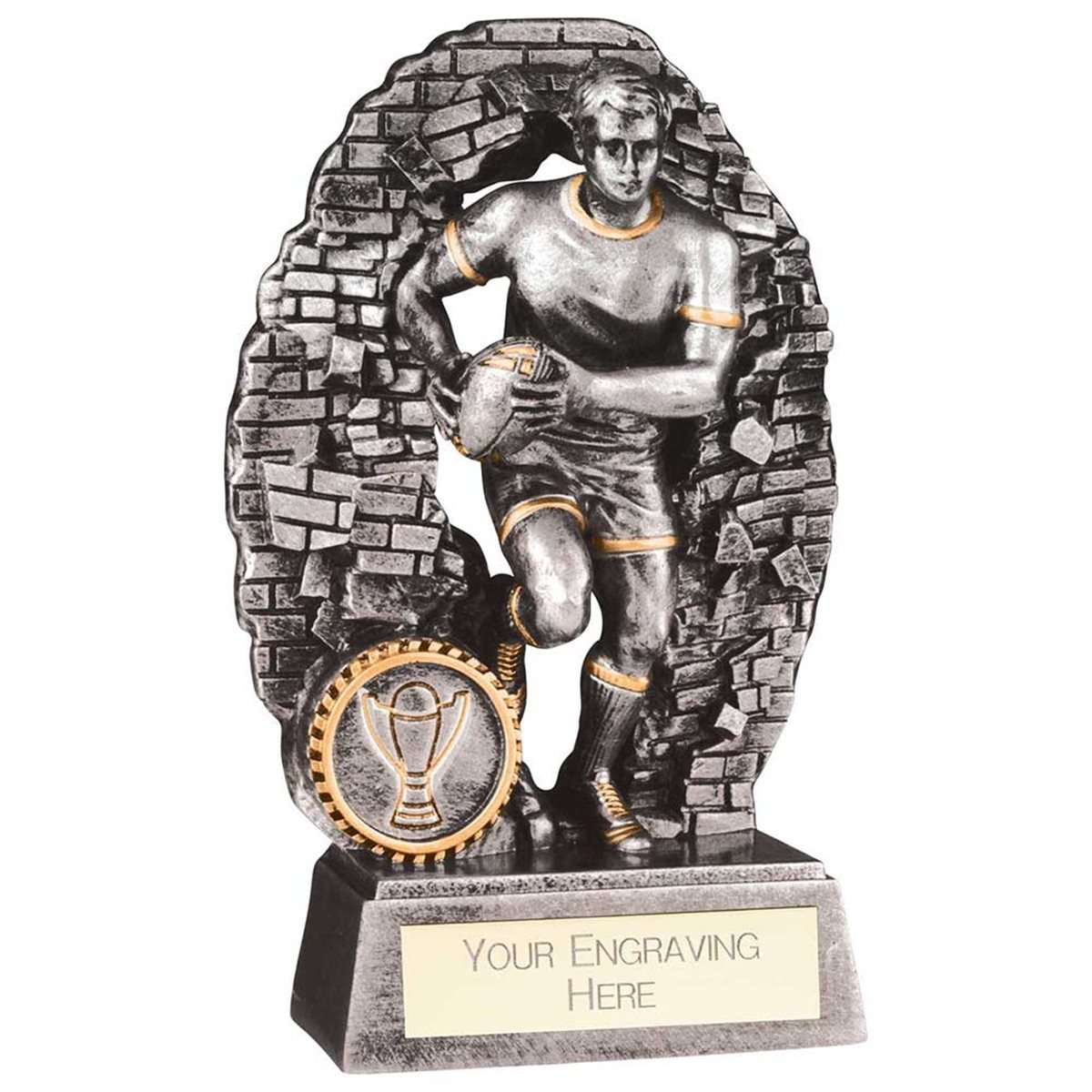 Rugby Blast Out Series Resin Award RF23091