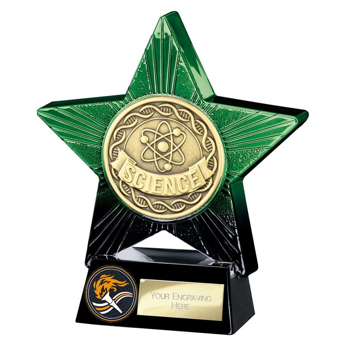 Science Superstar Green & Black Trophy PQ25171