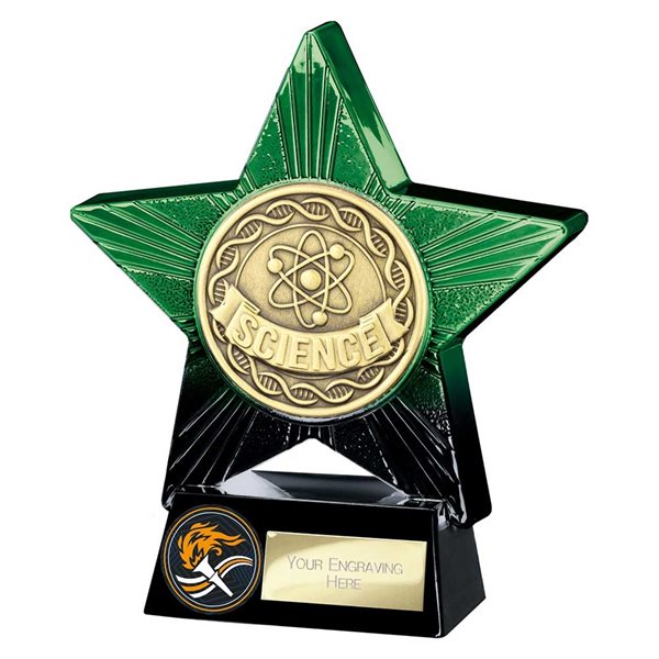 Science Superstar Green & Black Trophy PQ25171