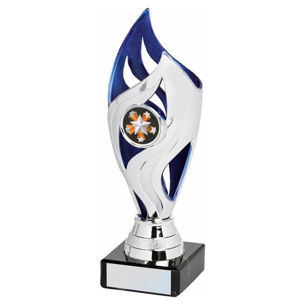 Silver Blue Tulip Sculpture Award 1763