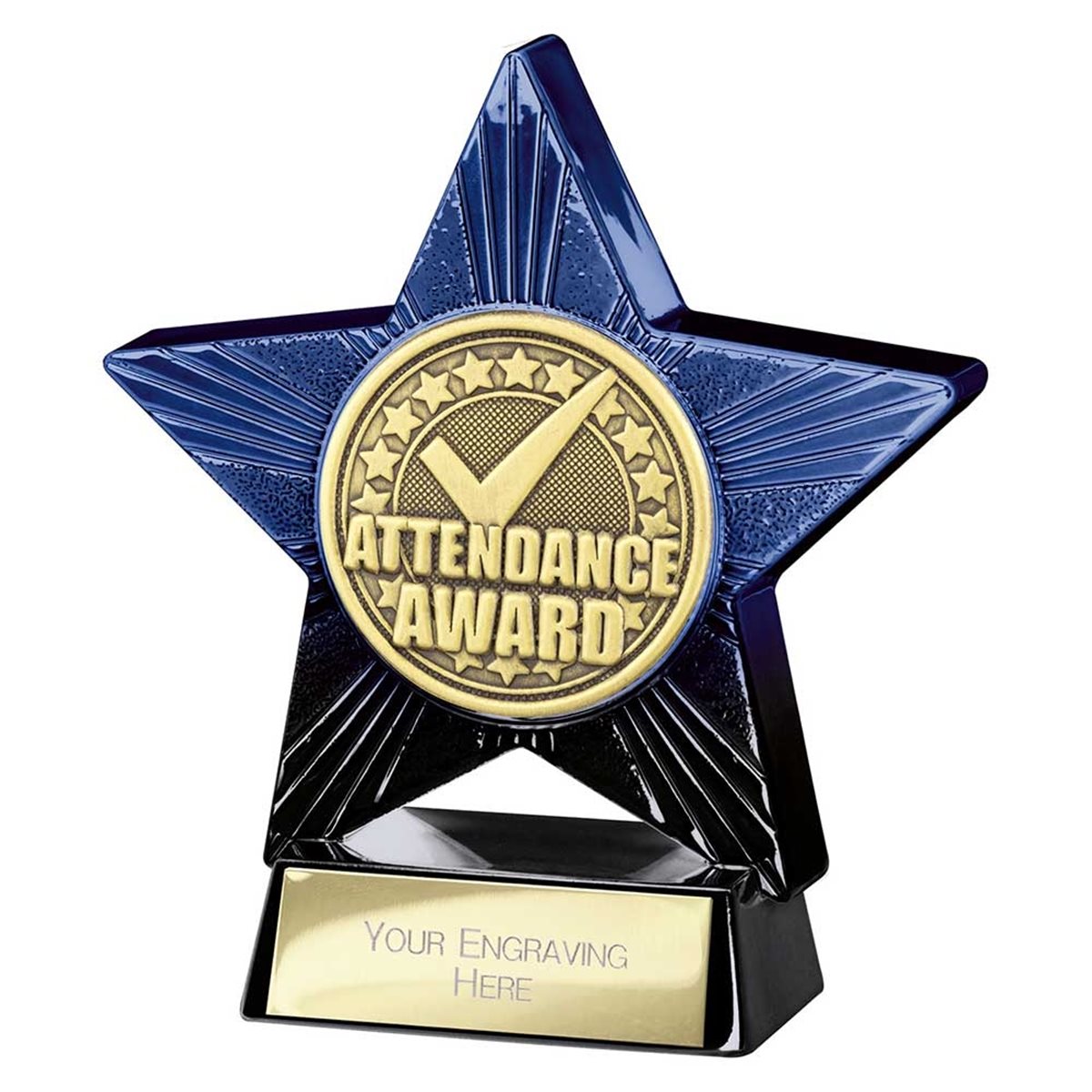 School Attendance Superstar Blue Award PM25164