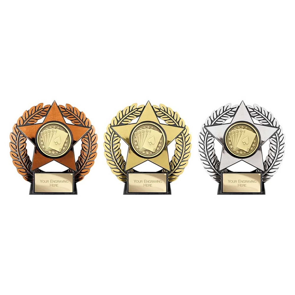 Emperor Star Poker Plaque PL25039