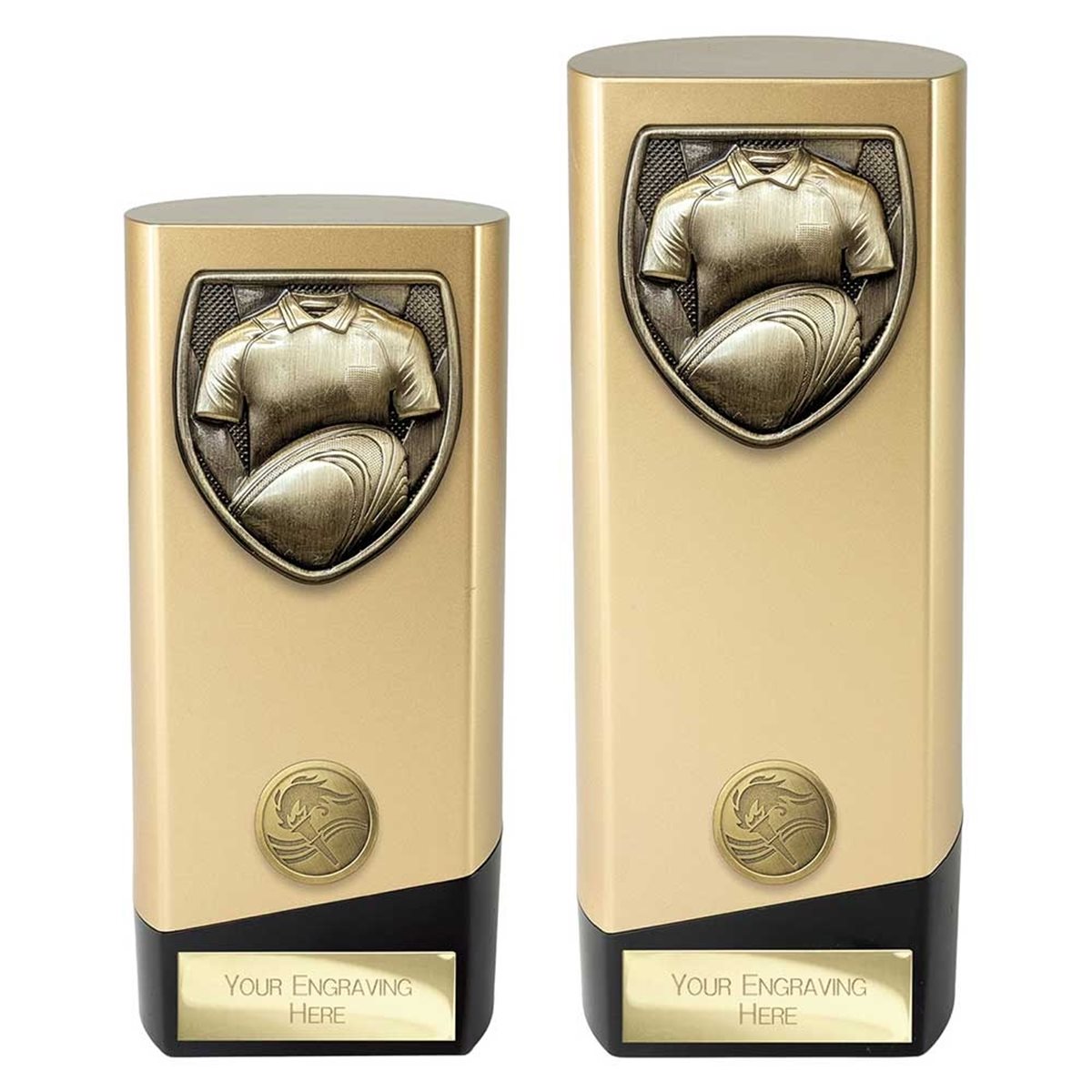 Gold and Black Prime Heavyweight Rugby Award PA24207