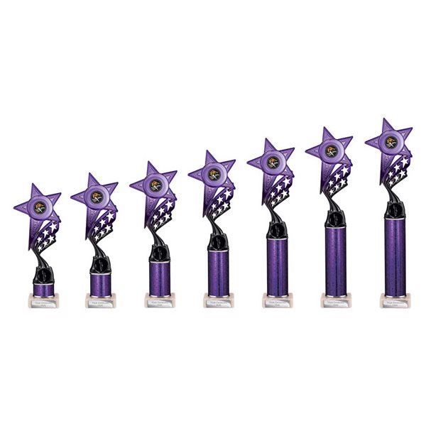Innov8 Purple & Black Column Award TR26594