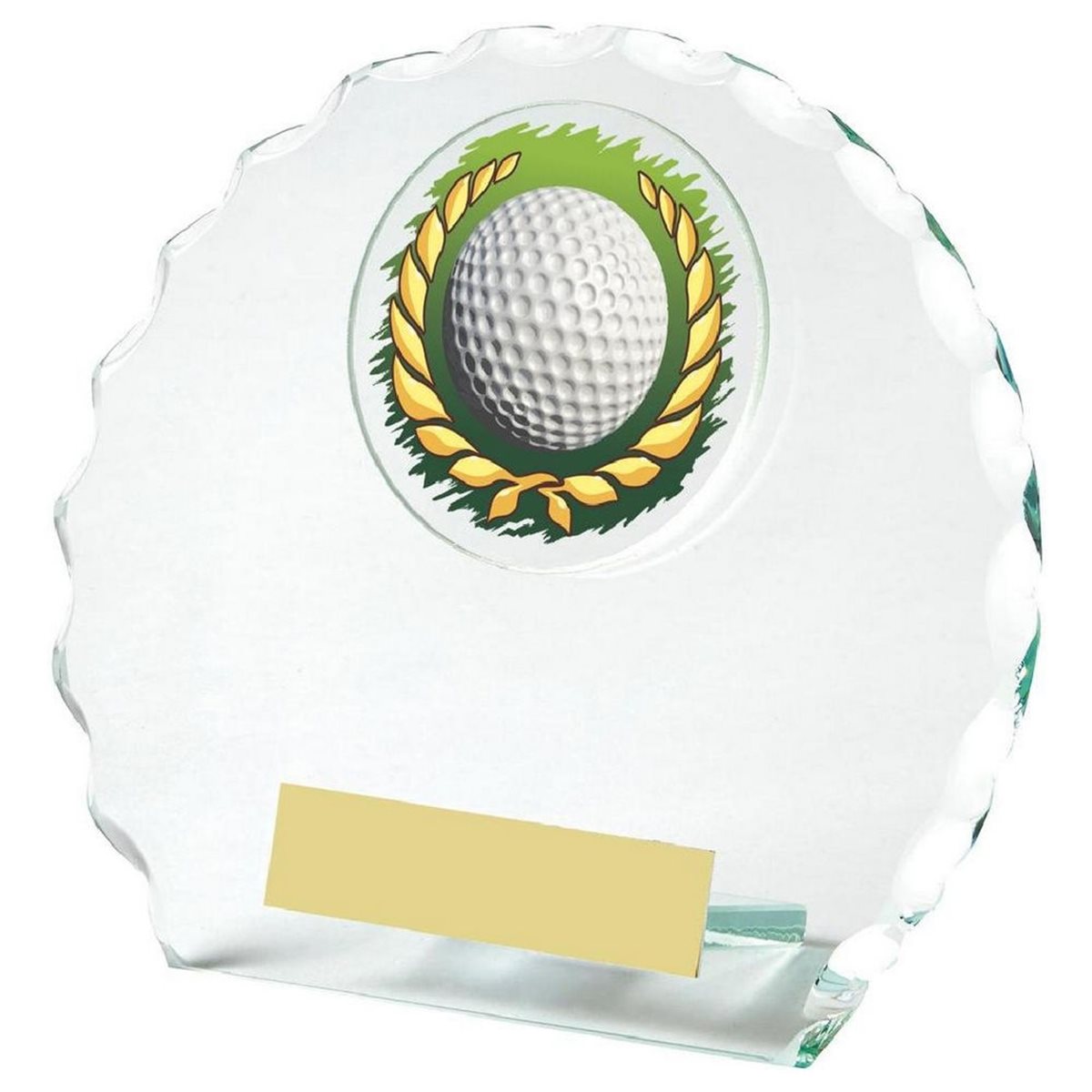 Golf Ball Jade Glass Award 461