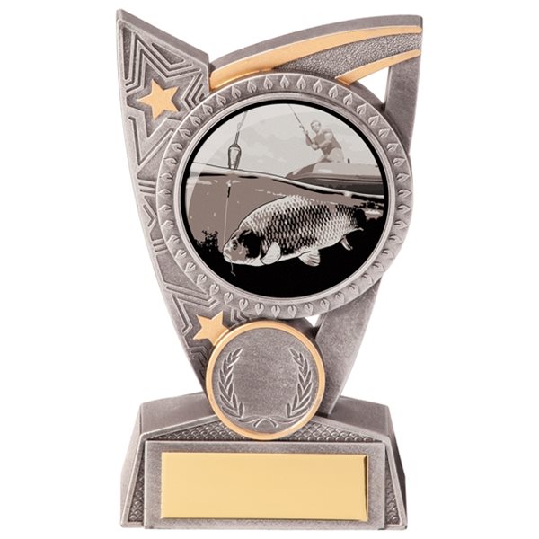 Silver Resin Fishing Trophy PL20272