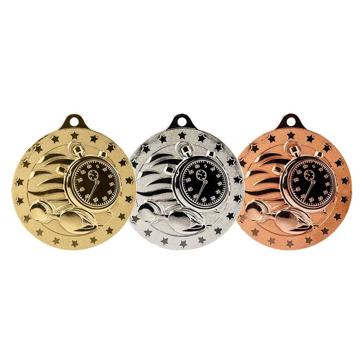 Cascade 50mm Swimming Medal in Gold, Silver and Bronze MM26174